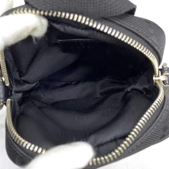 Gucci Off the Grid Mini Shoulder Bag Nylon Leather Black - Picture 8 of 10